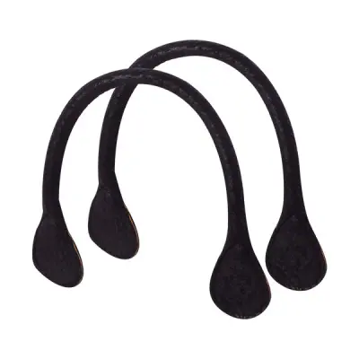 Ручки короткие с рюшиками + наппа в виде капли черные