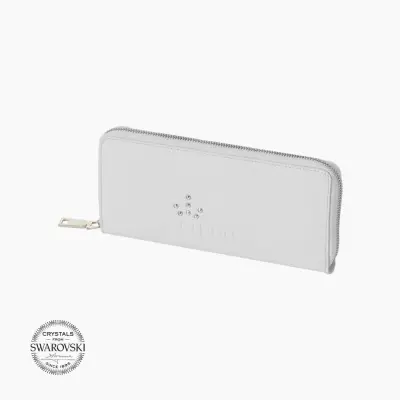 Кошелек на молнии женский O Wally искусственная кожа линия swarovski лате