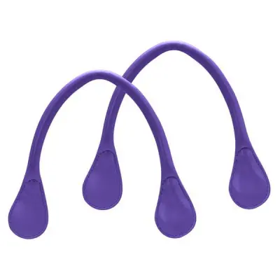 Ручки короткие наппа фиолет