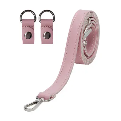 Ремень плечевой для сумки узкий розовый