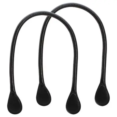 Ручки длинные тисненые черные