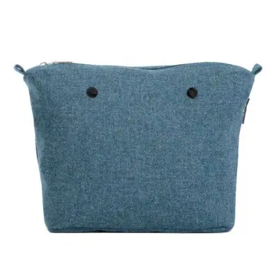 Сумка внутренняя O Bag Mini на замке твид атлантик