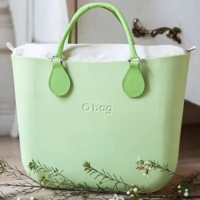 Cумка внутренняя O Bag на замке текстиль телесная