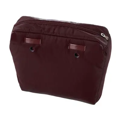 Cумка внутренняя O Bag Mini на замке нейлон бордо