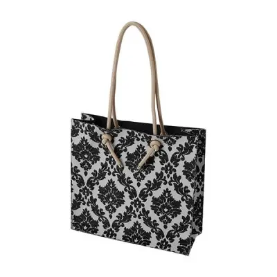 Женская cумка O Bag Knots Дамаск Синель в сборе Черная