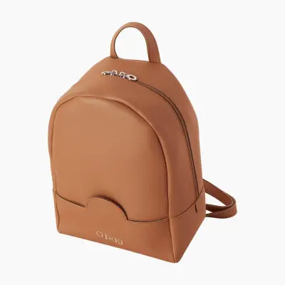 Рюкзак на замке O Grace прорезиненная ткань бисквит метал