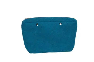 Cумка внутренняя O Bag Mini на замке фетр авио