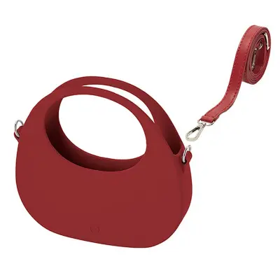 Женская cумка O Bag Oblo в сборе Синтетика Наплечный Ремень Узкий Алый Красный