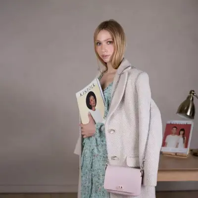 Ремень плечевой цепь O Bag Glam серебро