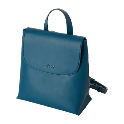 Рюкзак на замке O Bag Budapest синтетика лагуна синий