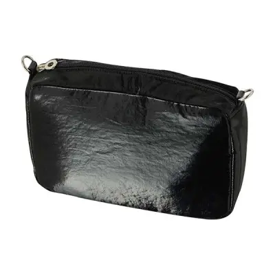 Сумка внутренняя O Bag Glam на замке нейлон черный