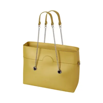 Женская cумка O Bag Wide в сборе Карри Метал 337S