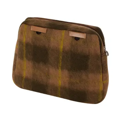 Cумка внутренняя O Bag Reverse на замке жакард бисквит