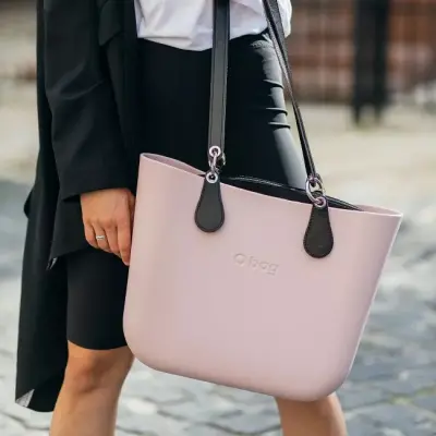 Cумка внутренняя O Bag на замке текстиль черная