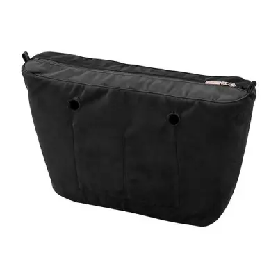 Cумка внутренняя O Bag Urban на замке микрофибра черная