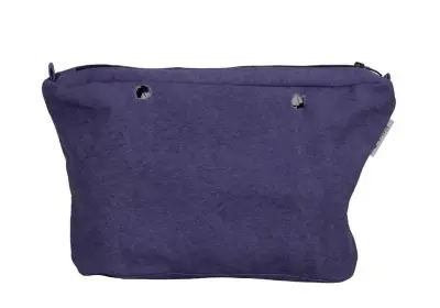 Cумка внутренняя O Bag Mini на замке текстиль кобальт
