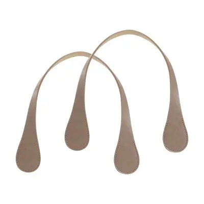 Ручки узкие каплей синтетика бежевые