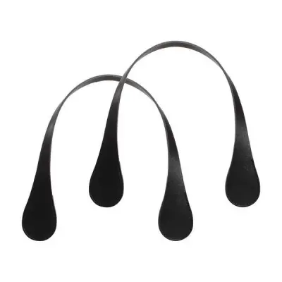 Ручки узкие каплей синтетика черные