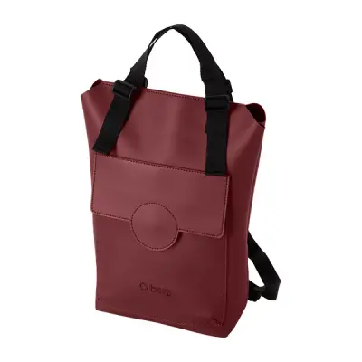 Рюкзак на замке O Bag d217 прорезиненная ткань бордо