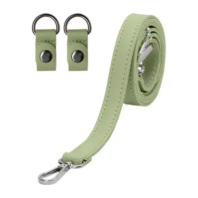 Ремень плечевой для сумки узкий зеленый