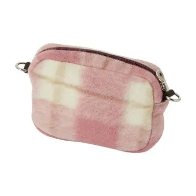 Сумка внутренняя O Pocket на замке жакард темно-красный