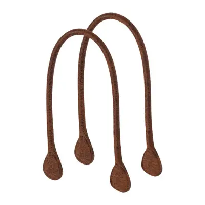 Ручки длинные трубчатые под овечью кожу бисквит