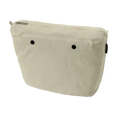 Cумка внутренняя O Bag на замке текстиль телесная