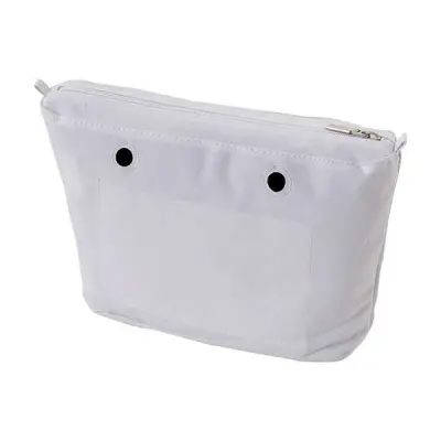 Сумка внутренняя O Bag Mini ткань на замке белый