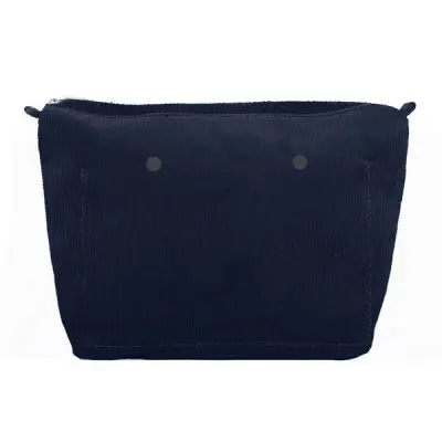 Cумка внутренняя O Bag Urban на замке текстиль темно-синяя