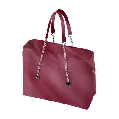 Женская cумка O Bag Wide в сборе Темно-Красный Метал 381S