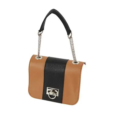 Крышка O Pocket наппа с ручкой + принт змеи песочная/черная