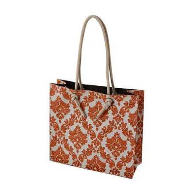 Женская cумка O Bag Knots Дамаск Синель в сборе Ржавчина