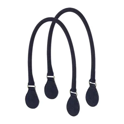 Ручки длинные трубчатые индиго деним