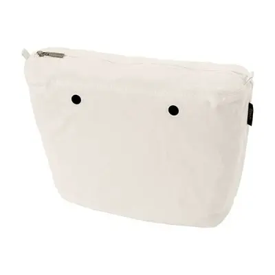 Cумка внутренняя O Bag Mini на замке текстиль телесная