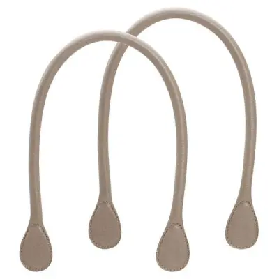 Ручки длинные тисненые светло-коричневые