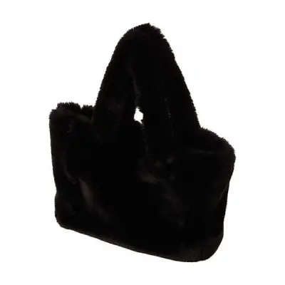 Женская cумка O Bag Sac в сборе Синтетика Кролик Черная