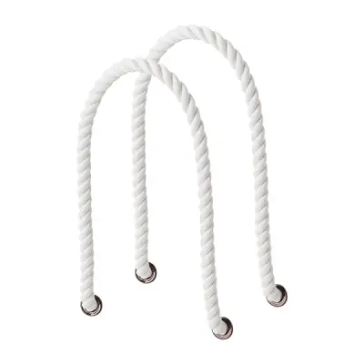 Ручки длинные канат белые