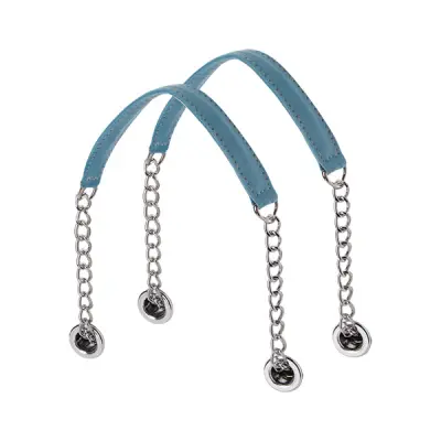 Ручки короткие т-образные замша аква